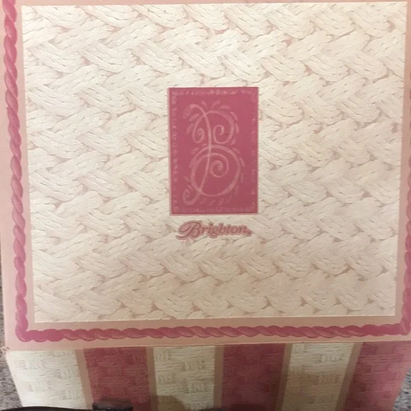 NWT Brighton Patience style Straw and Leather Handbag with shoulder strap - Picture 4 of 11